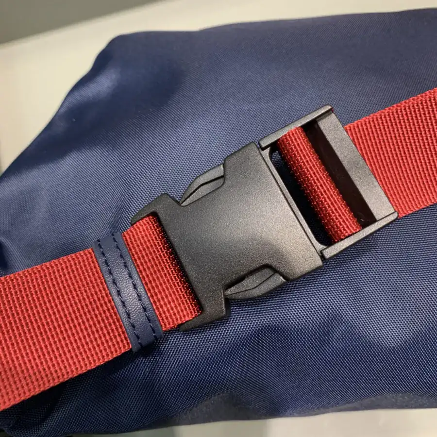 Balen Wheel Logo Embroidered Waist Bag