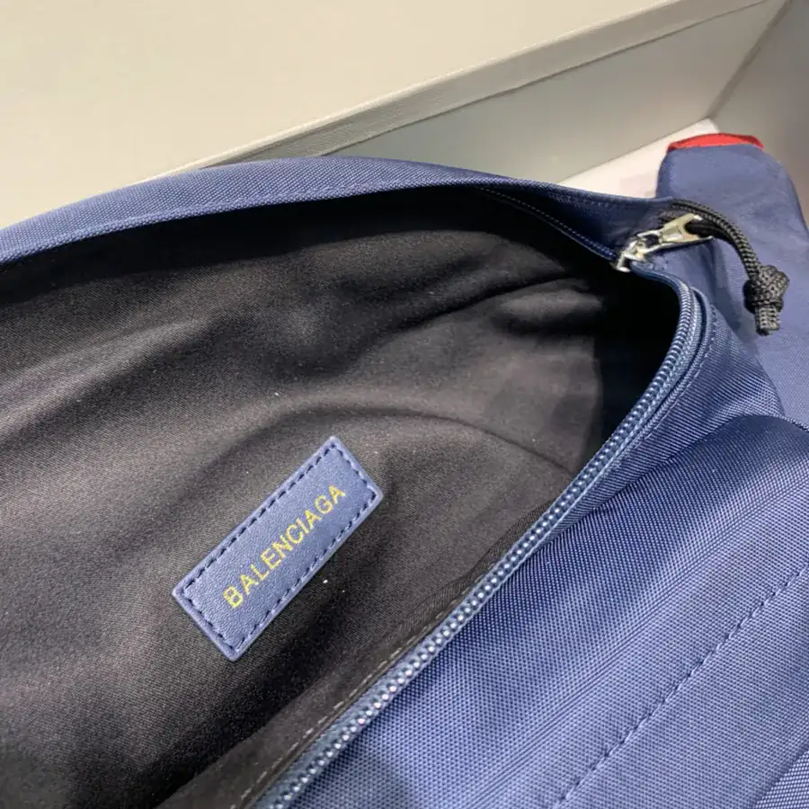 Balen Wheel Logo Embroidered Waist Bag