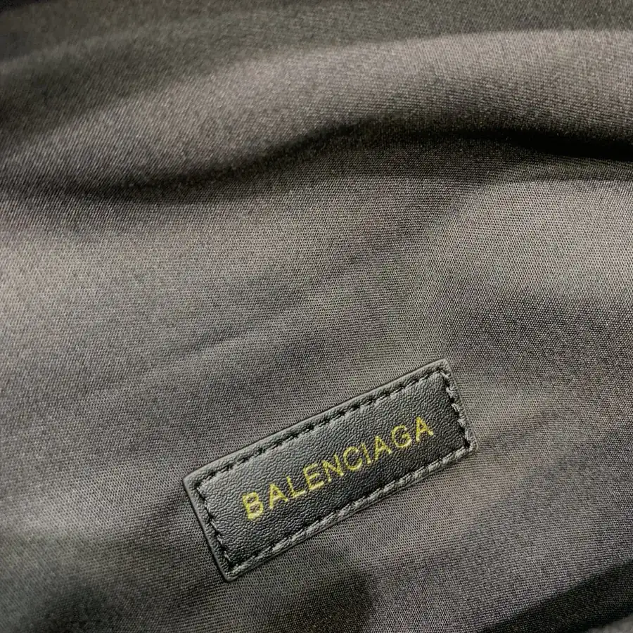 Balen Wheel Logo Embroidered Waist Bag