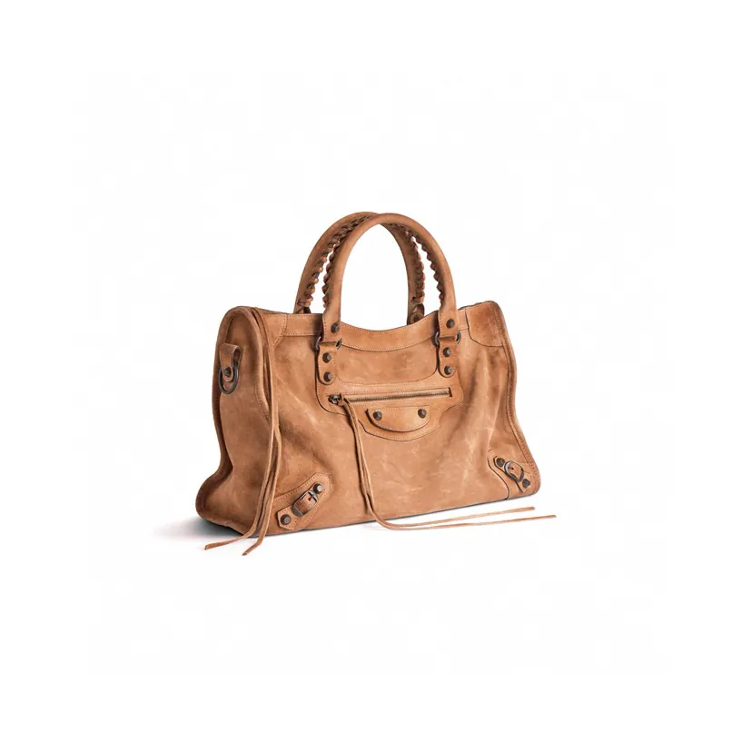 Le City Camel Velvet Grained Calfskin