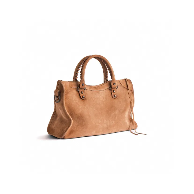 Le City Camel Velvet Grained Calfskin