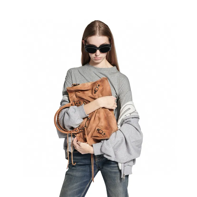 Le City Camel Velvet Grained Calfskin