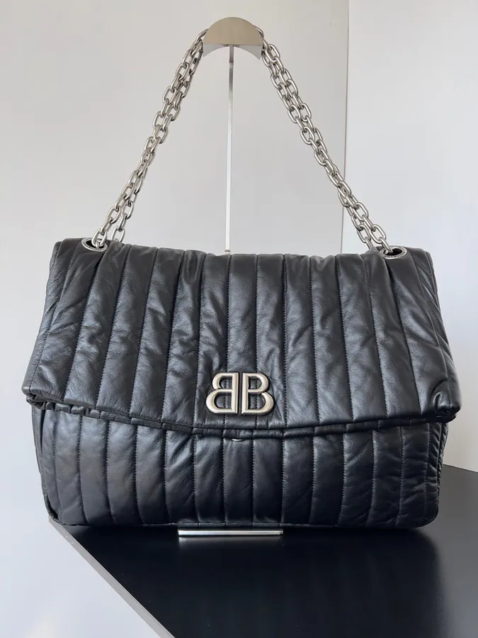 Balenciaga Monaco Quilted Bucket Bag