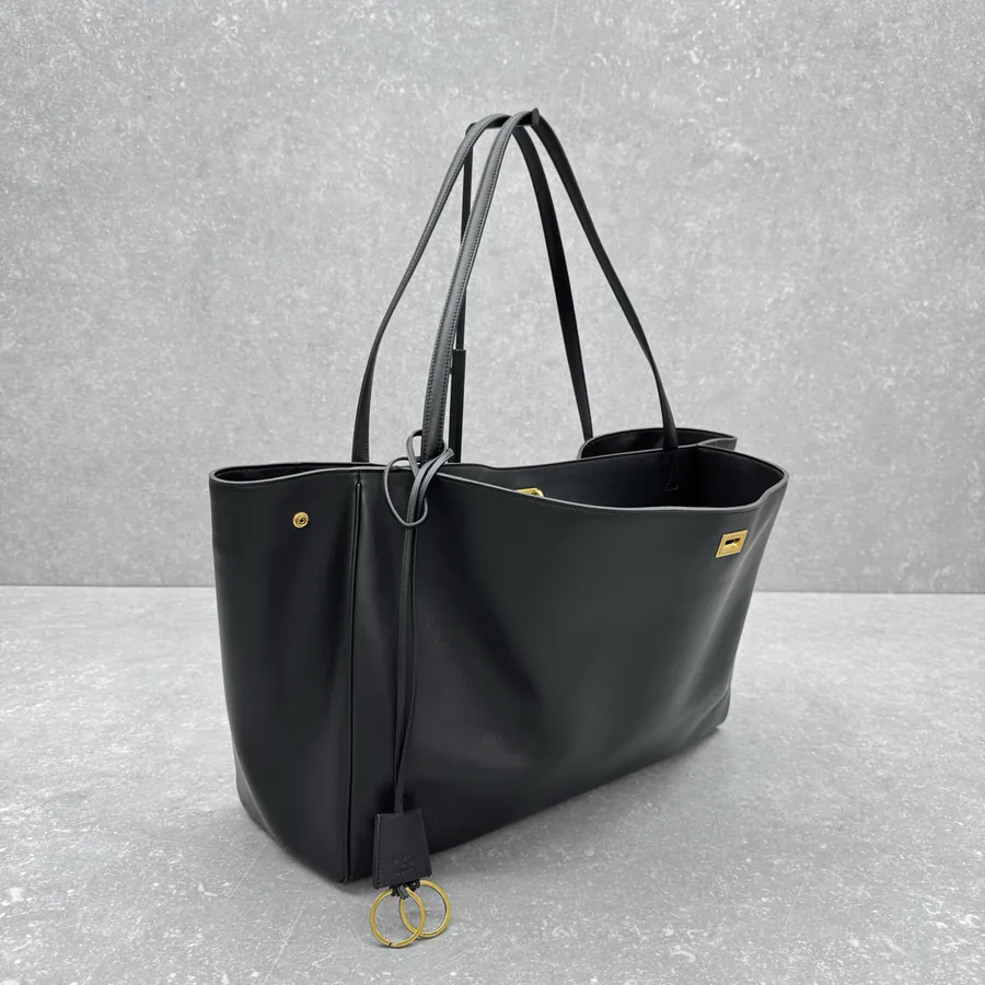 Baleenciag Rodeo Bucket Bag Small Black