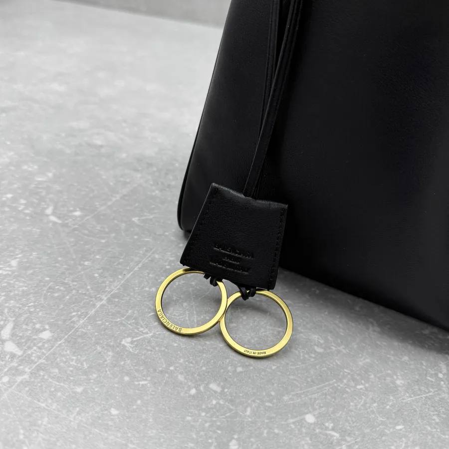Baleenciag Rodeo Bucket Bag Small Black