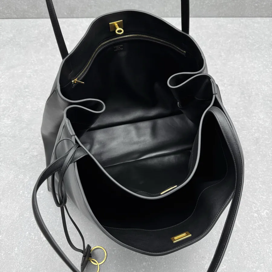 Baleenciag Rodeo Bucket Bag Small Black