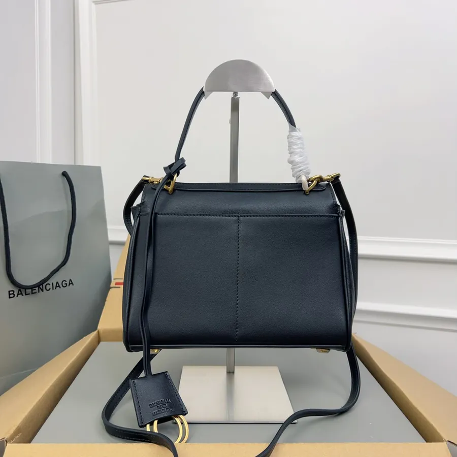 Top Mini (Black Gold Buckle) Bucket Bag