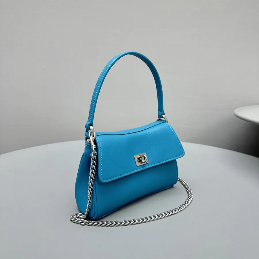 Balen Rodeo Nano Mini Bag with Grained Calfskin and Minimalist Design