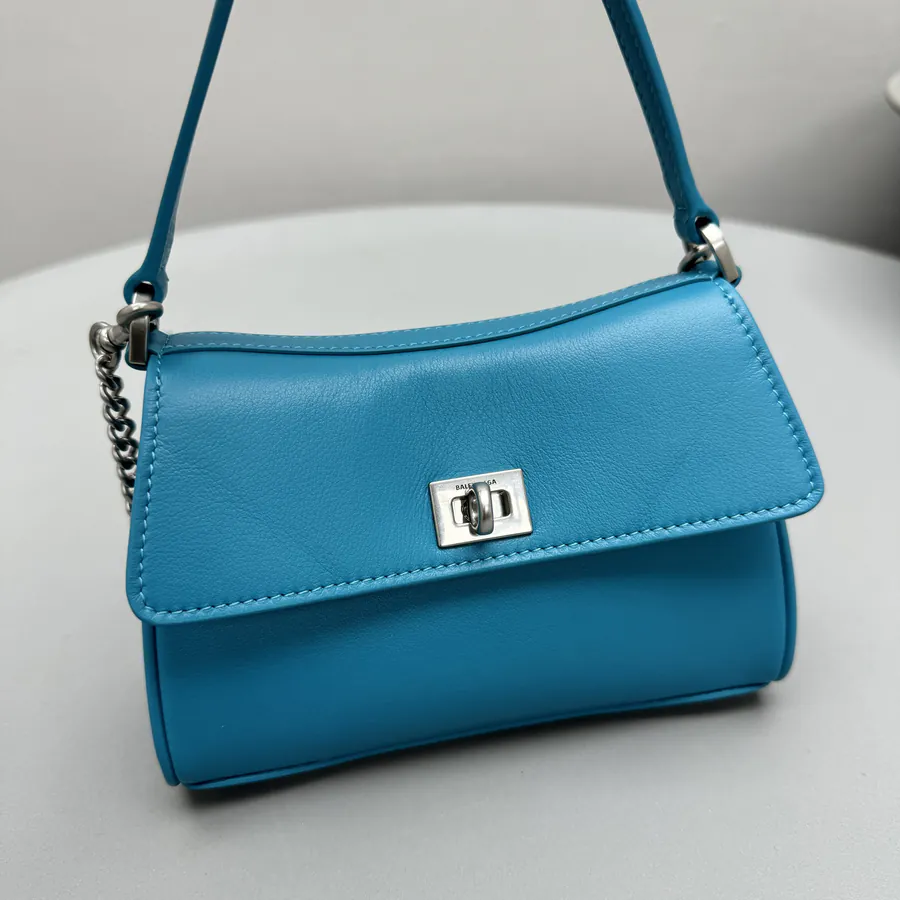 Balen Rodeo Nano Mini Bag with Grained Calfskin and Minimalist Design