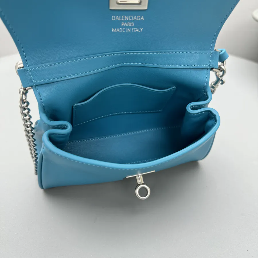 Balen Rodeo Nano Mini Bag with Grained Calfskin and Minimalist Design