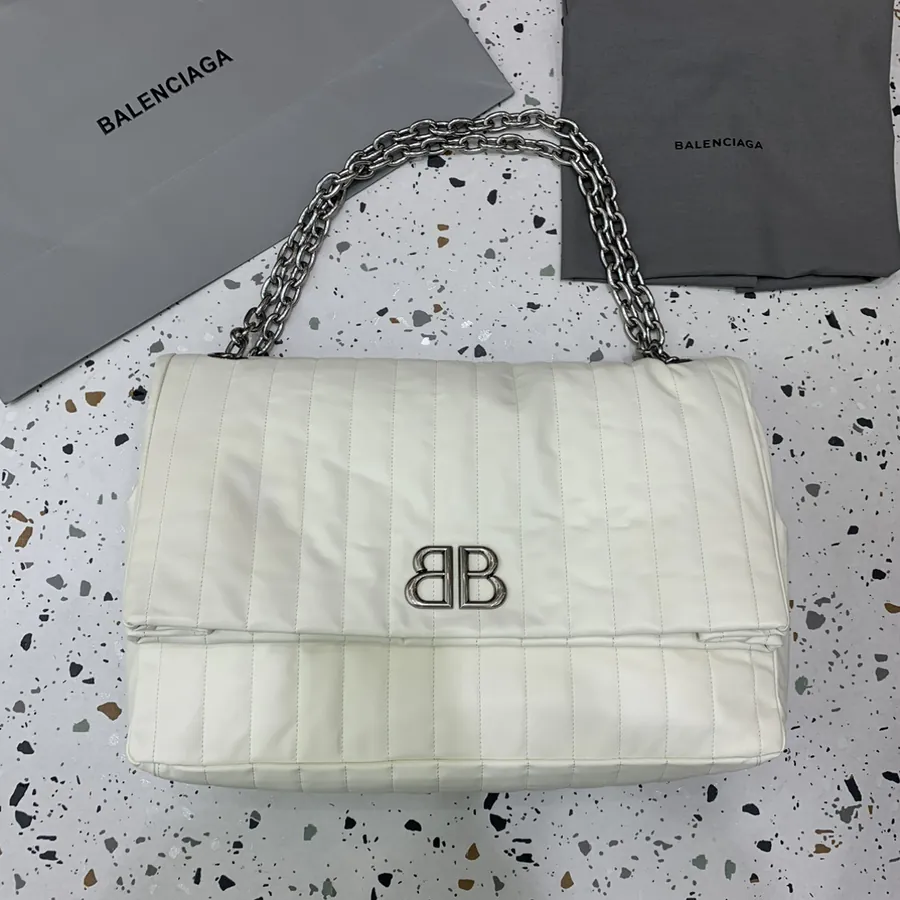 Balenciaga Monaco Quilted Bucket Bag
