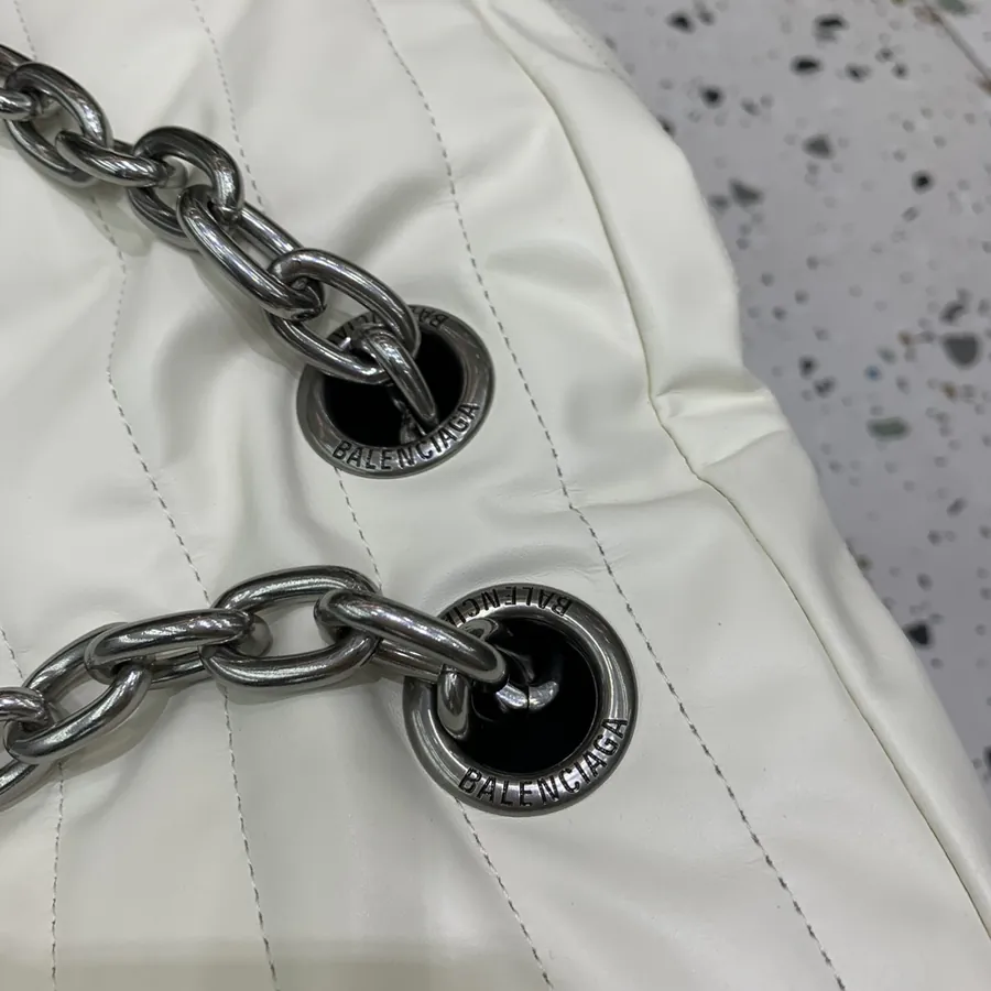 Balenciaga Monaco Quilted Bucket Bag