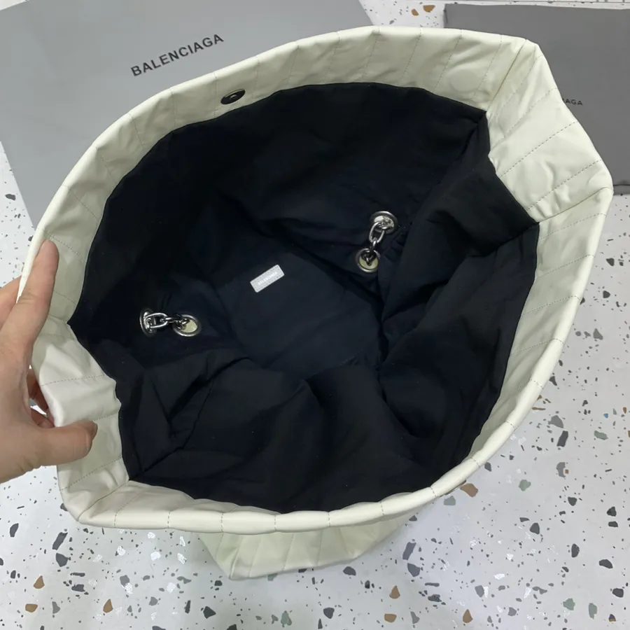 Balenciaga Monaco Quilted Bucket Bag