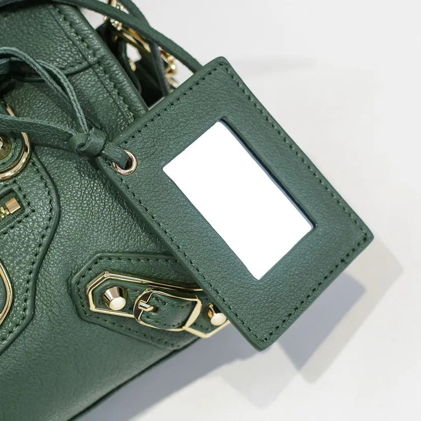 Balen•Classic Motorcycle Bag with Genuine Goat Leather Trim