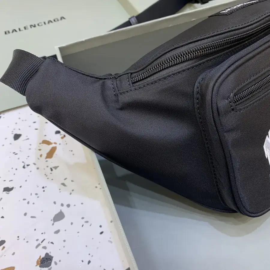 BALENCIAG Paris Bag Canvas Bucket Bag