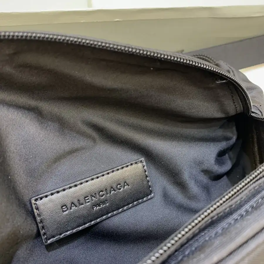 BALENCIAG Paris Bag Canvas Bucket Bag