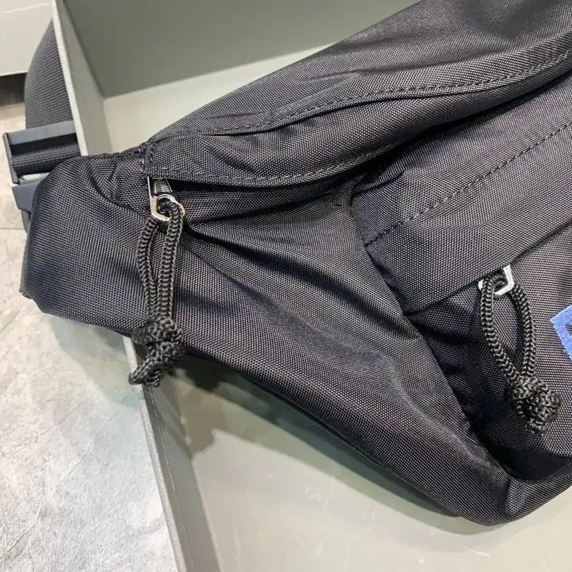 Balen Wheel Logo Embroidered Waist Bag