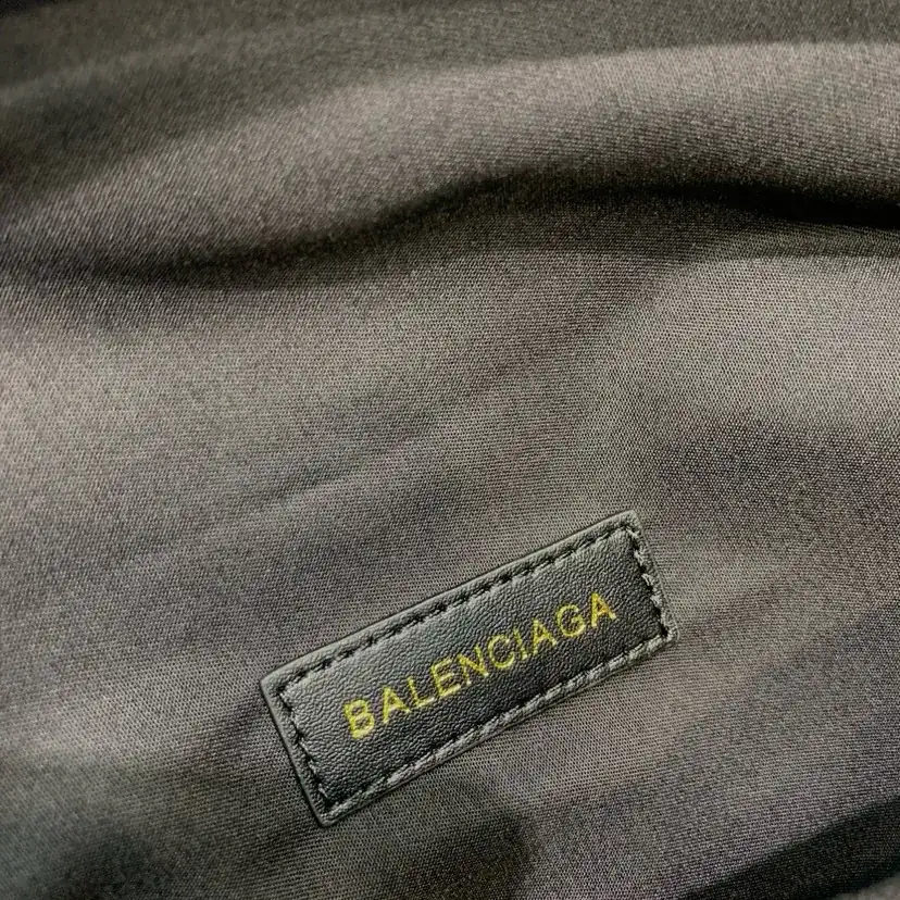 Balen Wheel Logo Embroidered Waist Bag