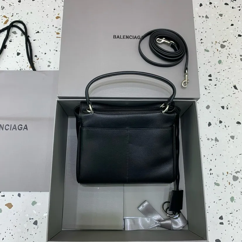 BaleNCIAG Rodeo Mini Black with Silver Buckle