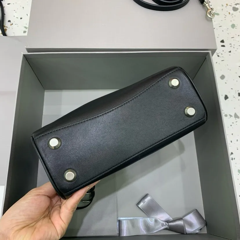 BaleNCIAG Rodeo Mini Black with Silver Buckle