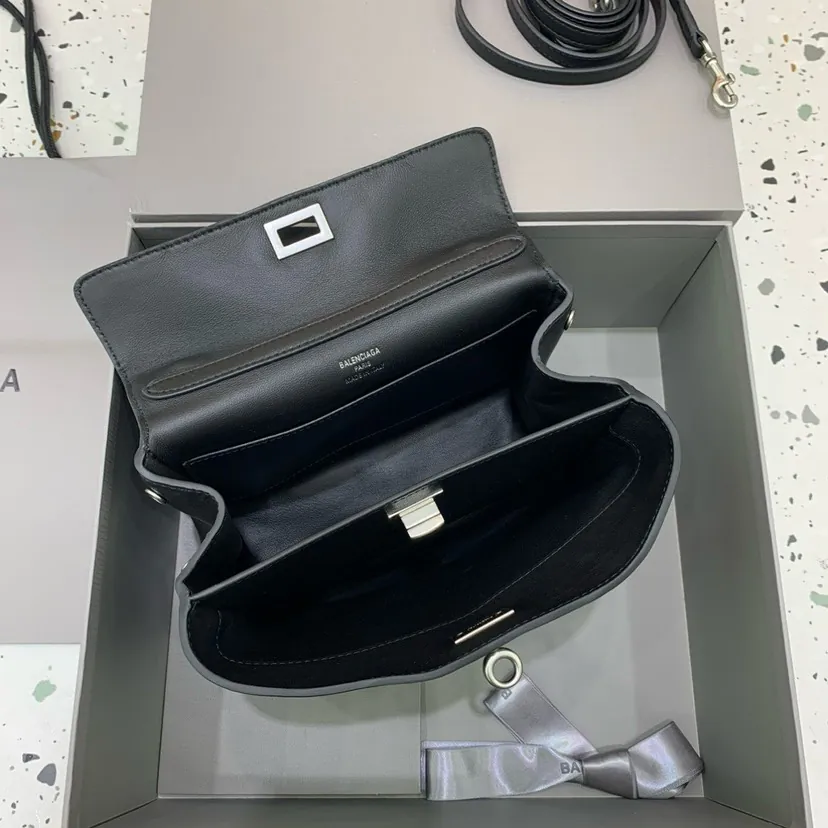 BaleNCIAG Rodeo Mini Black with Silver Buckle