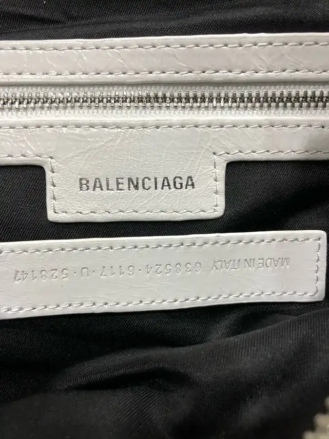 Baleenciag Lago Le Cago Le Half Moon Shoulder Bag