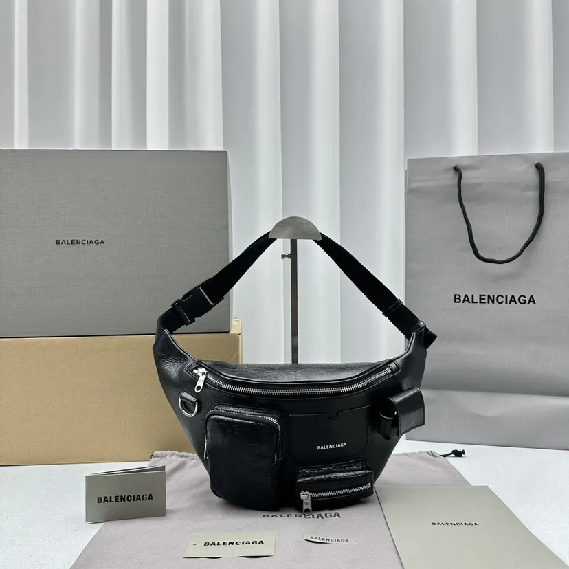 BaleNCIAG Paris Motorcycle Multi Pocket Waist Bag