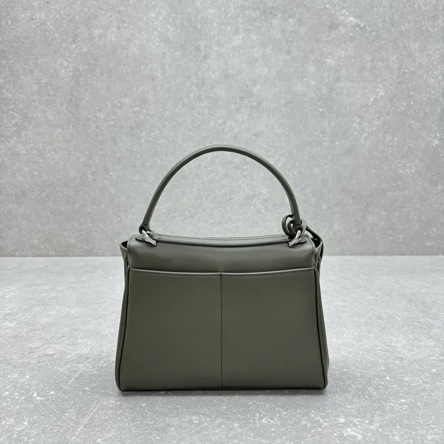 Baleenciag*Rodéo Mini Bucket Bag in Olive Green