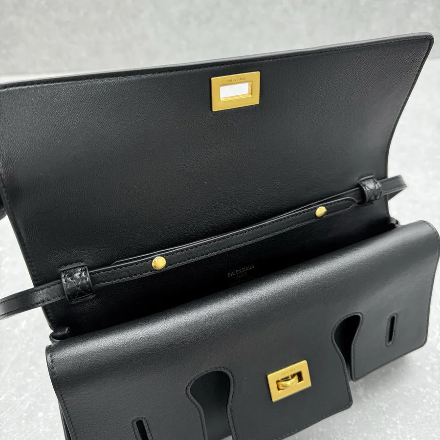 Black Bel Air Clutch Parisian Luxury Handbag