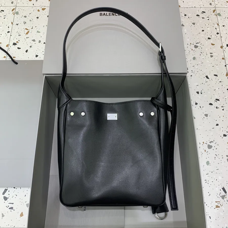 BaleNCIAG Air Hobo Small Black Silver Buckle