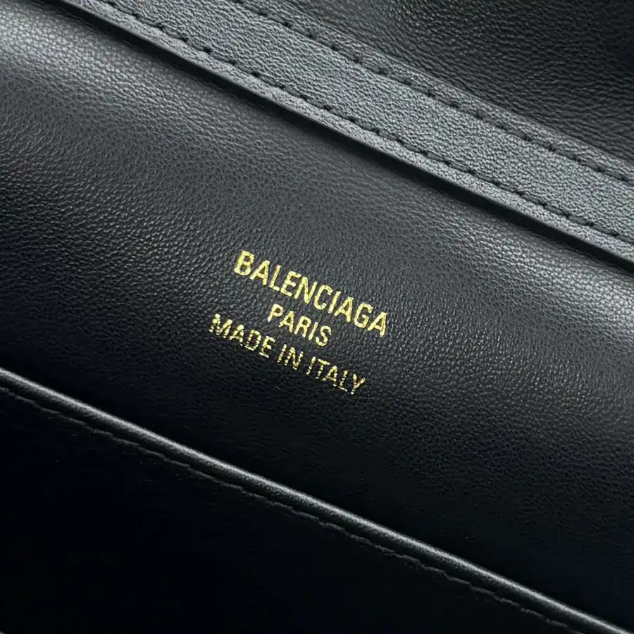 Baleenciag*Rodéo Mini Bag Black Gold