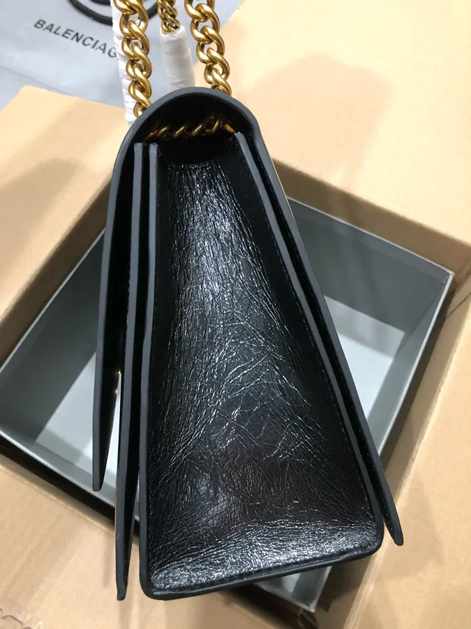 BaleNCIAG Crush Black Medium Satchel