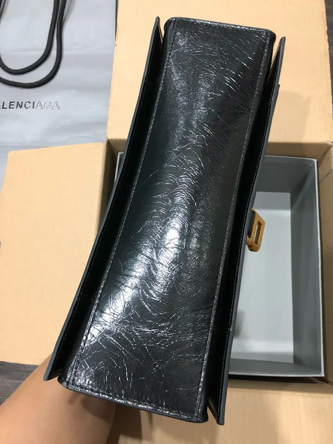 BaleNCIAG Crush Black Medium Satchel