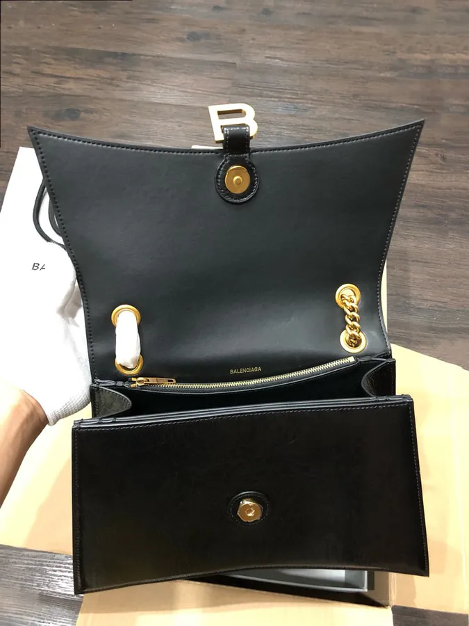 BaleNCIAG Crush Black Medium Satchel
