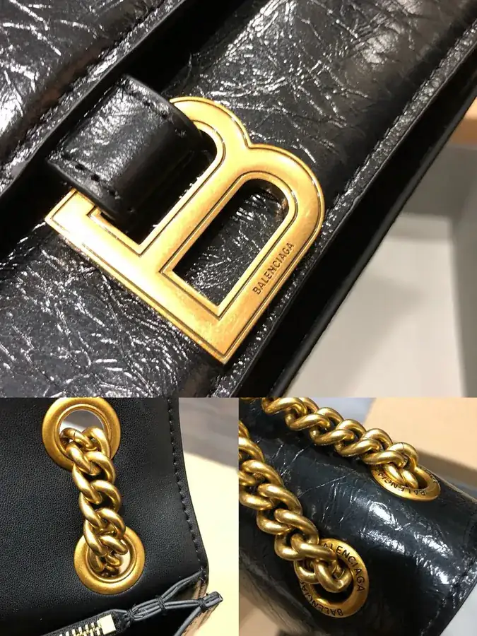 BaleNCIAG Crush Black Medium Satchel