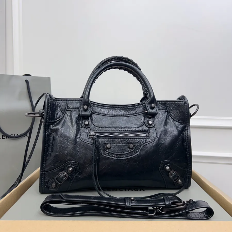 Classic Series Reimagined Moto Bag in Burst Pattern Sheepskin