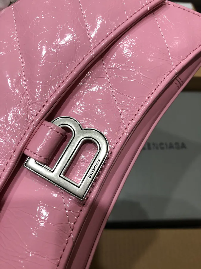 BaleNCIAG Crush Small Pink Silver Clasp