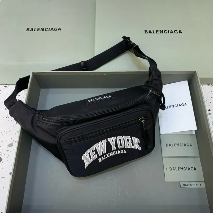 BALENCIAG Paris Bag Lightweight Canvas Crossbody