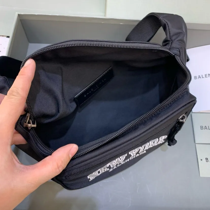 BALENCIAG Paris Bag Lightweight Canvas Crossbody
