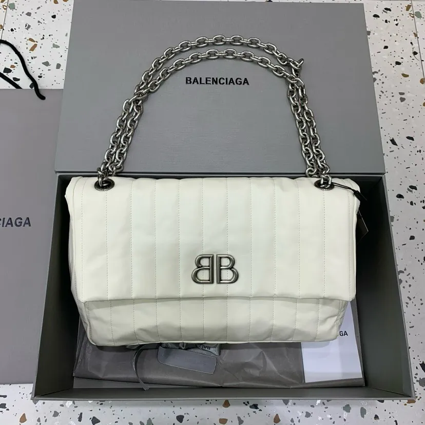 Balenciaga Monaco Quilted Bag Medium Size