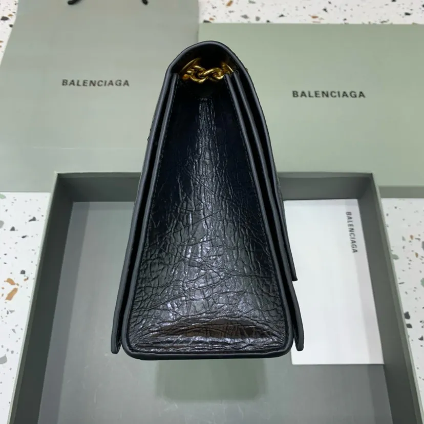 BaleNCIAG Crush Sand漏 Chain Bag