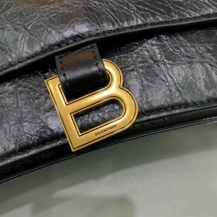 BaleNCIAG Crush Sand漏 Chain Bag