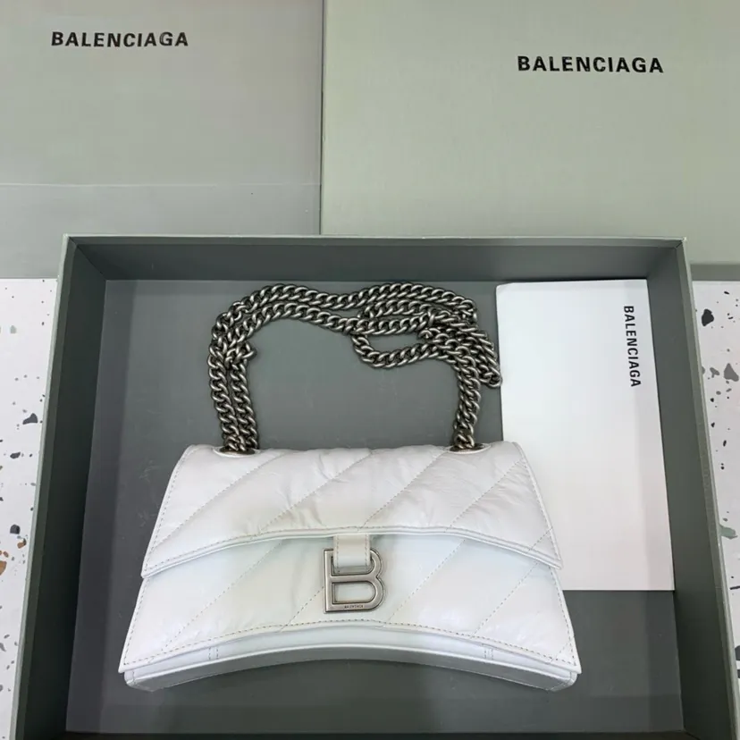 BaleNCIAG Crush Mini Sand漏 Chain Bag