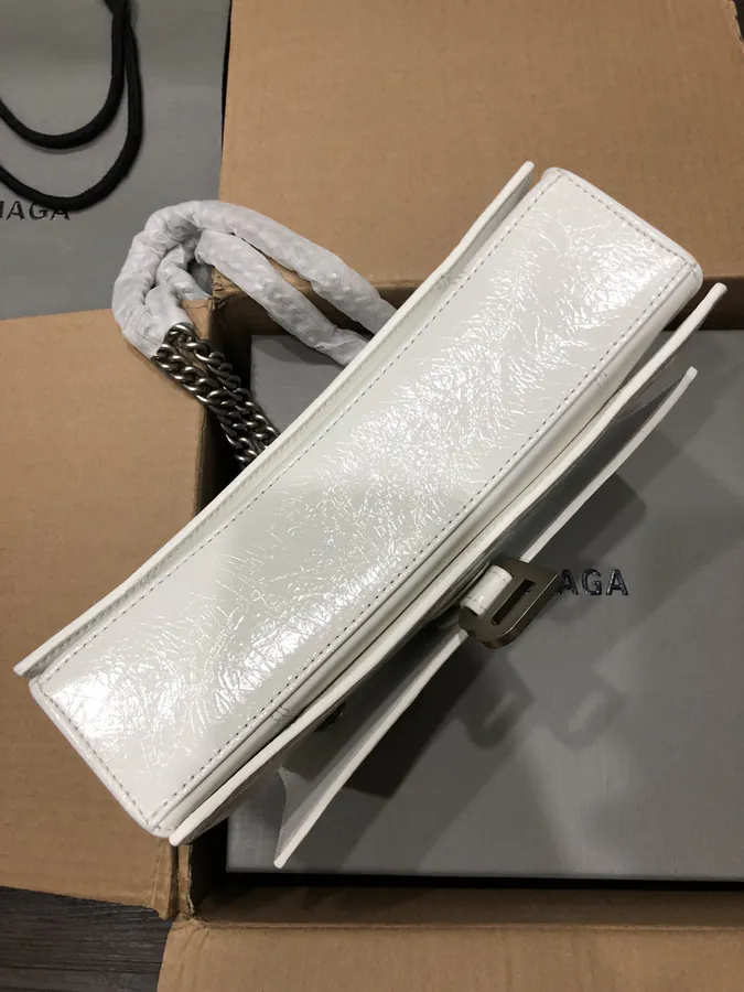 BaleNCIAG Crush Small Grained Calfskin Chain Shoulder Bag