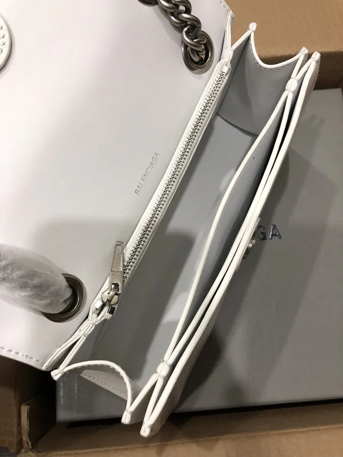 BaleNCIAG Crush Small Grained Calfskin Chain Shoulder Bag
