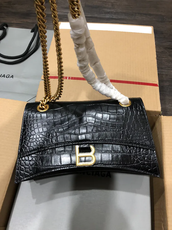 BaleNCIAG Crush Mini Black with Gold Hardware