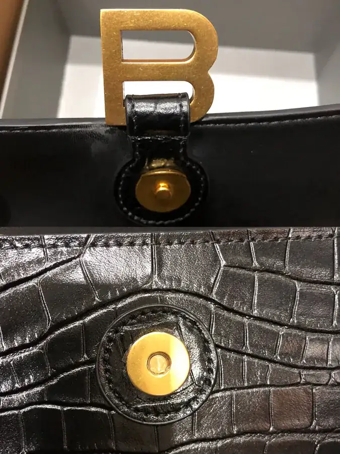 BaleNCIAG Crush Mini Black with Gold Hardware