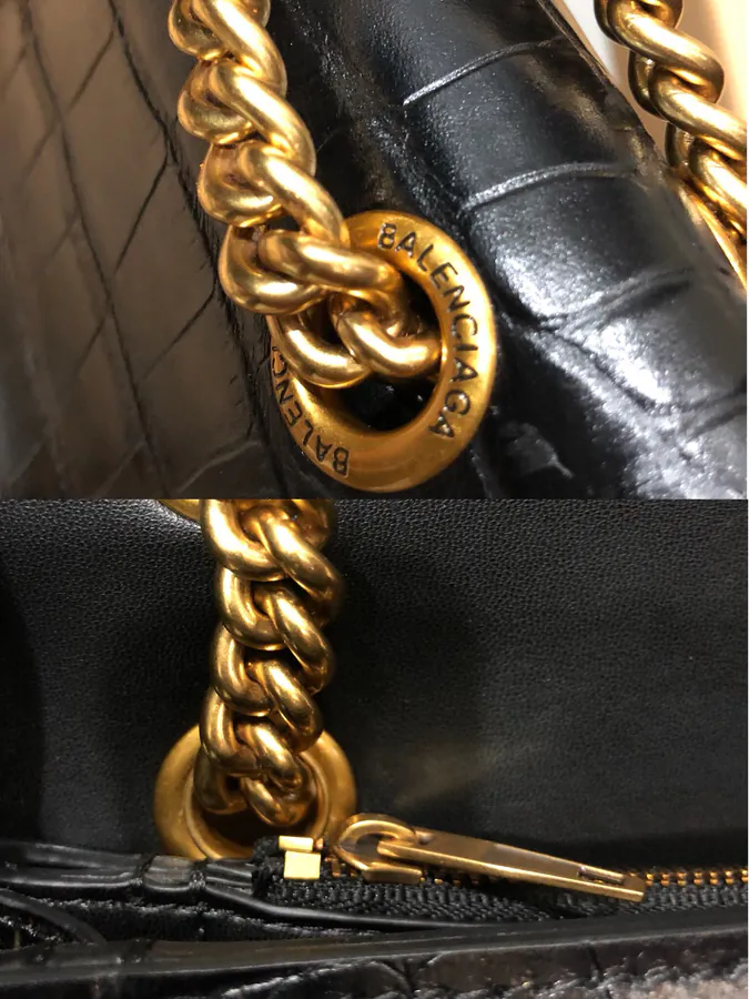 BaleNCIAG Crush Mini Black with Gold Hardware