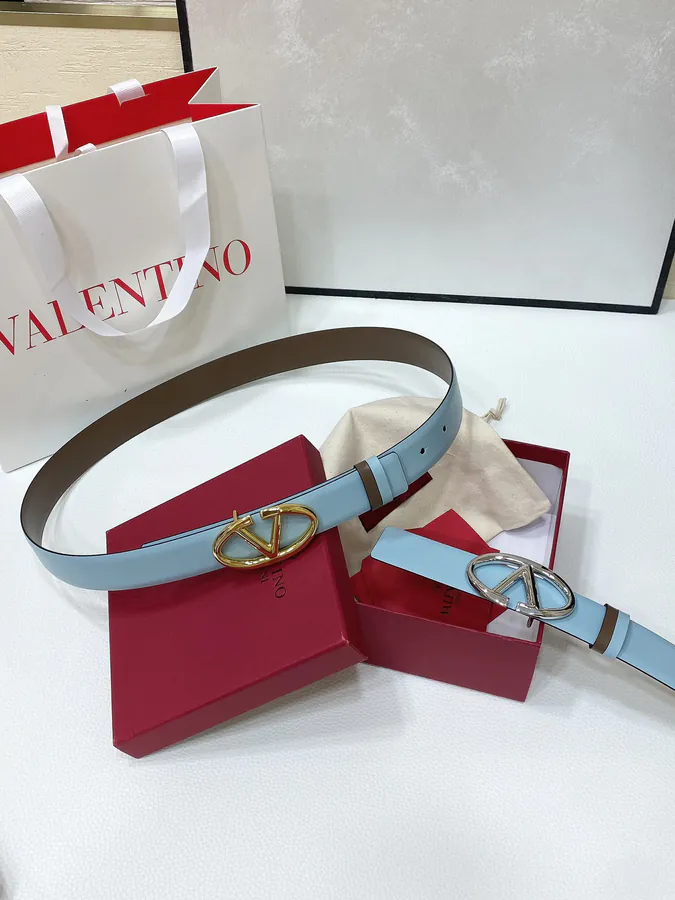 VLOGO Signature Two Way Calfskin Belt