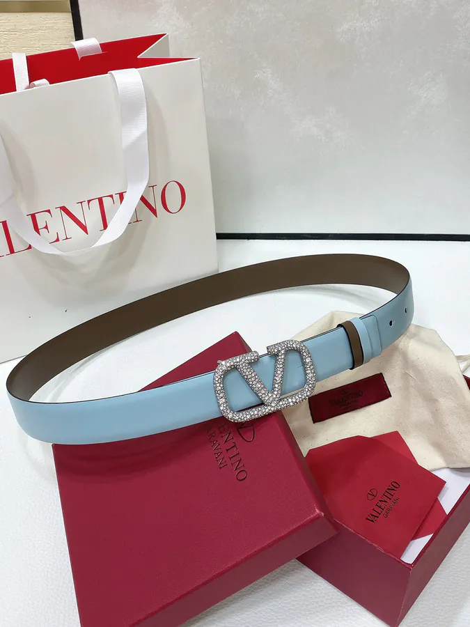 VLOGO Signature Leather Belt Two Way Wear